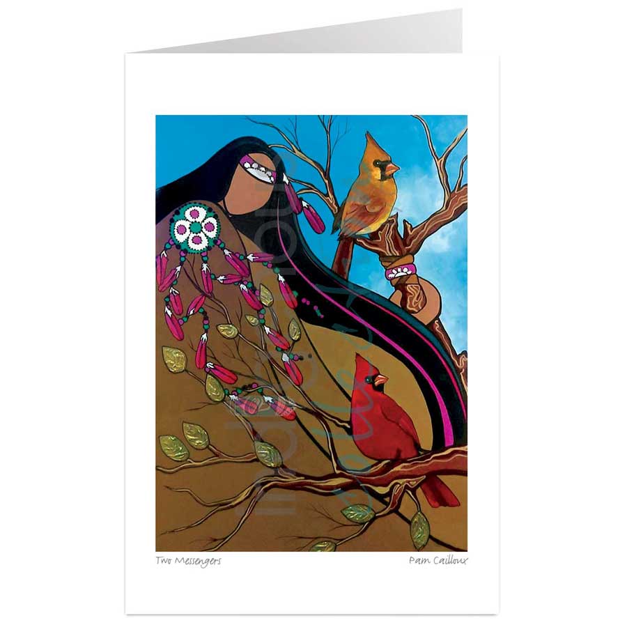 Two Messengers by artist Pam Cailloux