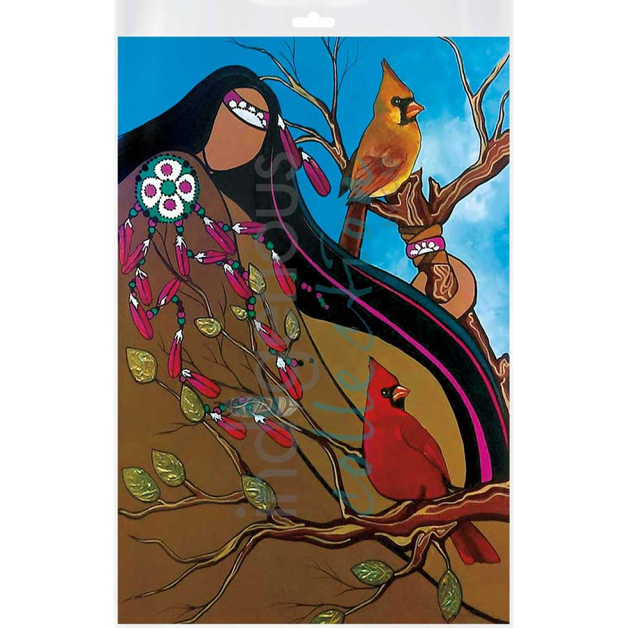 Two Messengers by artist Pam Cailloux - Huron Heritage. Indigenous Collection