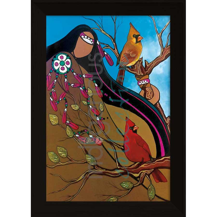 Two Messengers by artist Pam Cailloux - Huron Heritage. Indigenous Collection