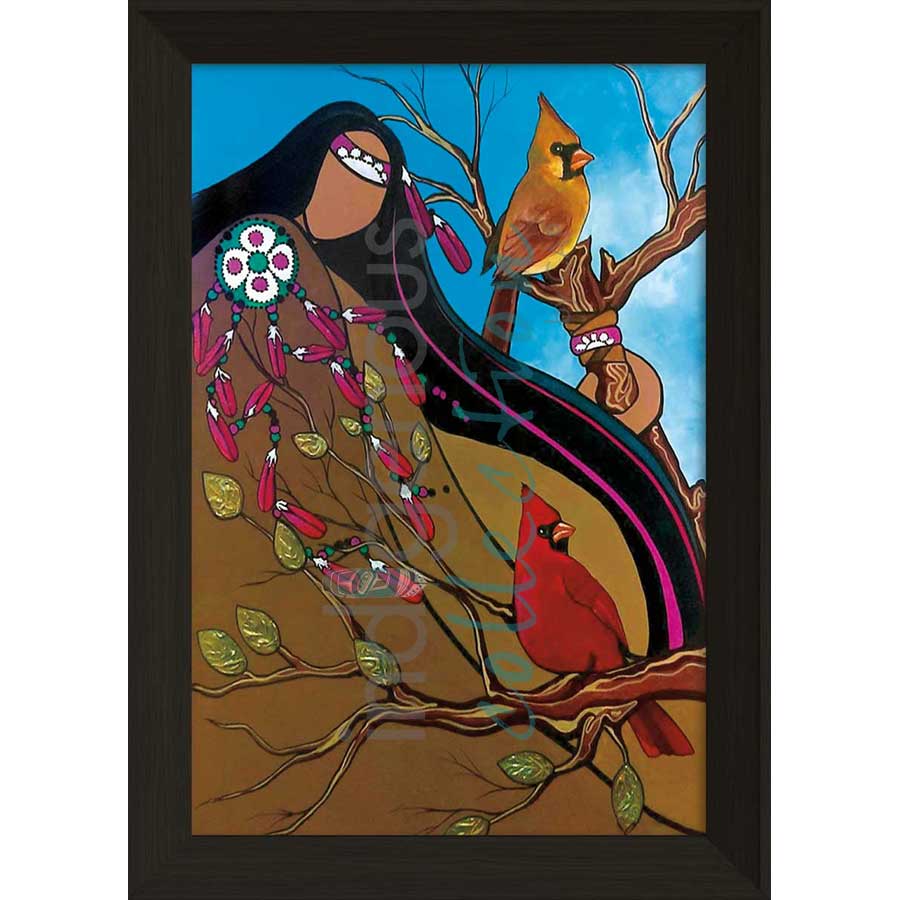 Two Messengers by artist Pam Cailloux - Huron Heritage. Indigenous Collection