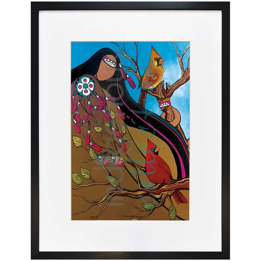 Two Messengers by artist Pam Cailloux - Huron Heritage. Indigenous Collection