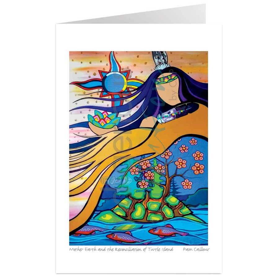 Mother Earth and the Reconciliation of Turtle Island by artist Pam Cailloux