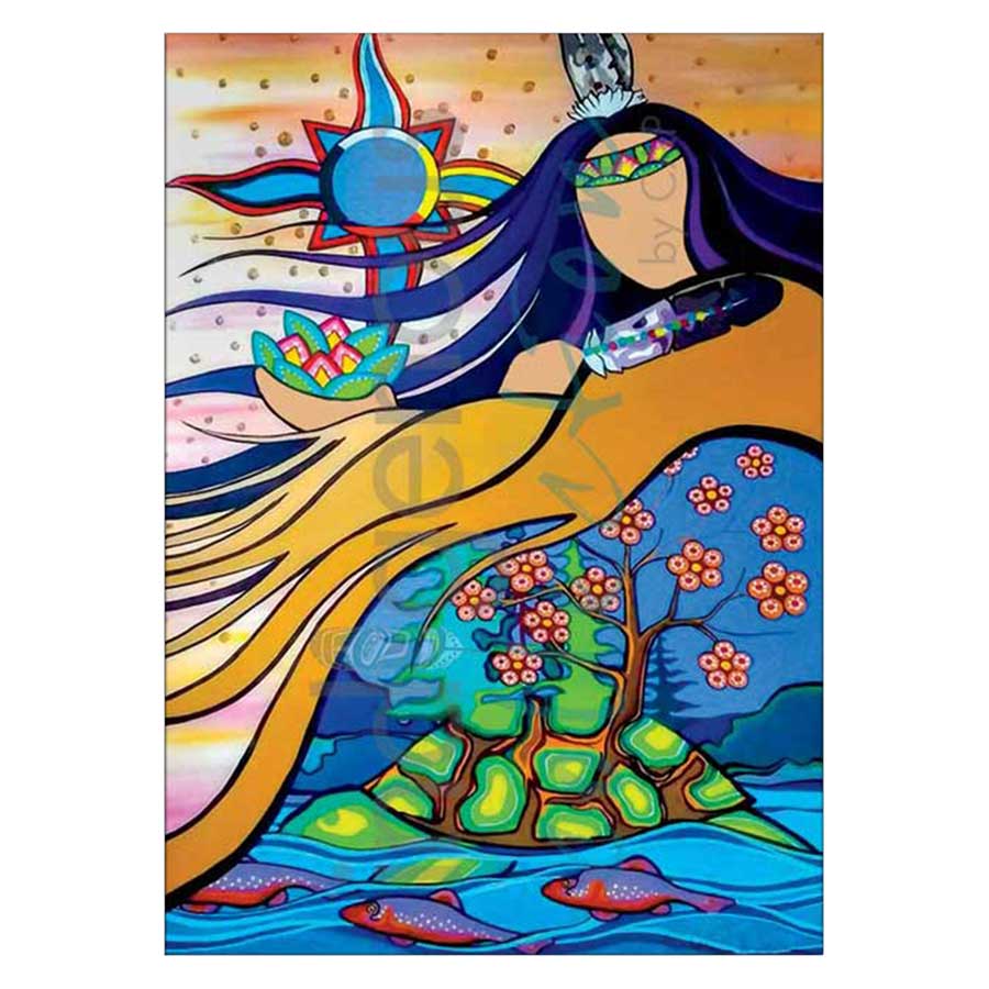 Mother Earth and the Reconciliation of Turtle Island Canvas Prints