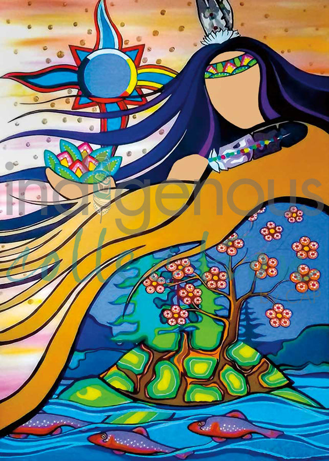 Mother Earth and the Reconciliation of Turtle Island by artist Pam Cailloux