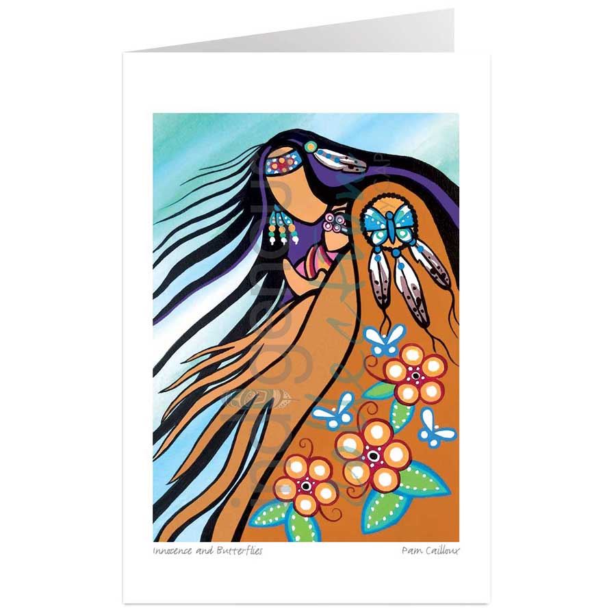 Innocence and Butterflies by artist Pam Cailloux
