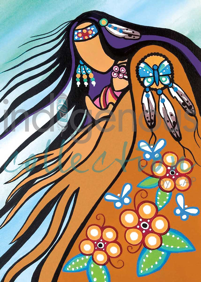 Innocence and Butterflies by artist Pam Cailloux