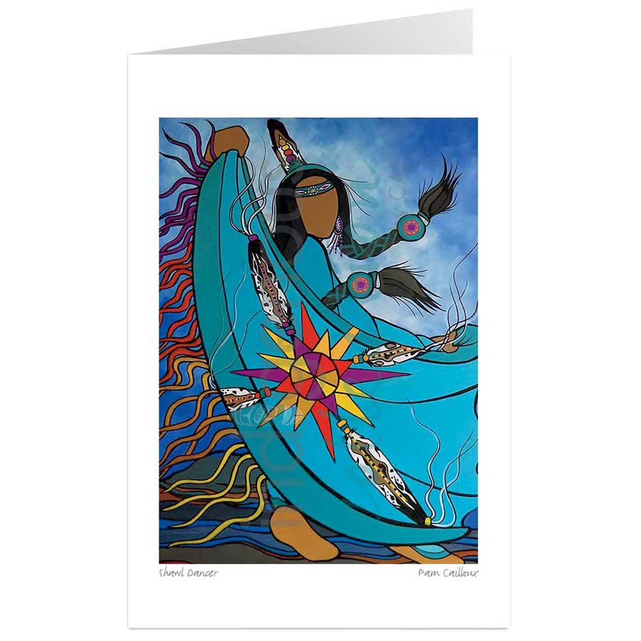 Shawl Dancer by artist Pam Cailloux