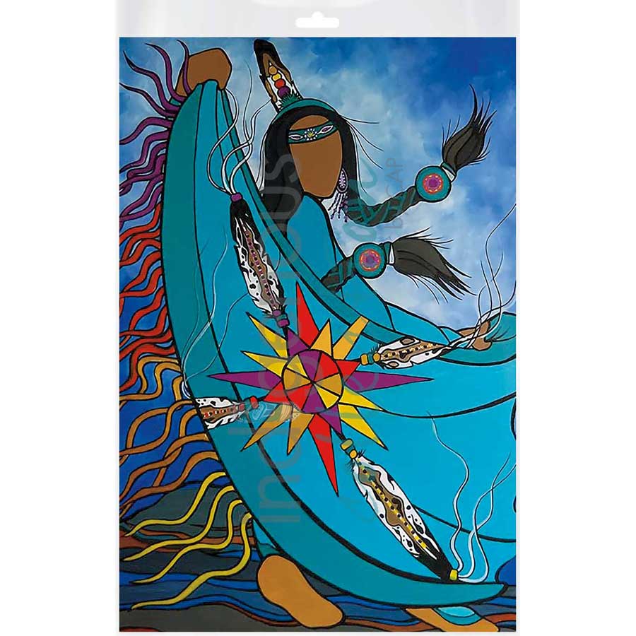 Shawl Dancer by artist Pam Cailloux - Huron Heritage. Indigenous Collection