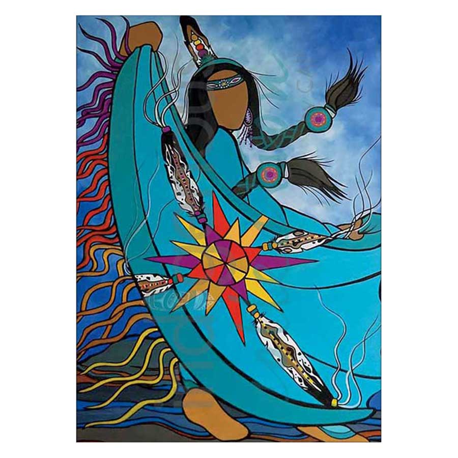 Shawl Dancer Canvas Prints