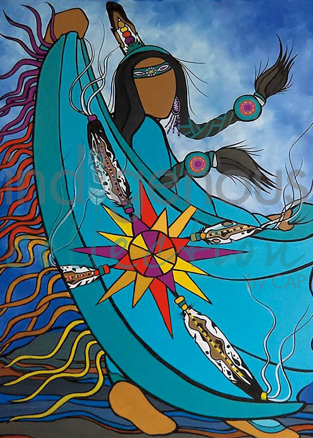 Shawl Dancer by artist Pam Cailloux