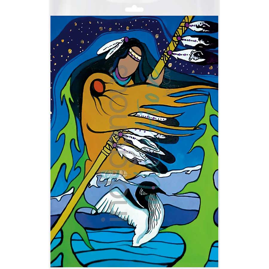 Nighttime Lullaby by artist Pam Cailloux - Huron Heritage. Indigenous Collection