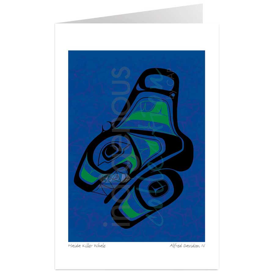 Haida Killer Whale by artist Alfred Davidson IV