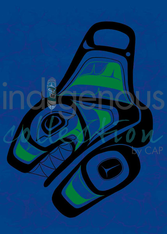 Haida Killer Whale by artist Alfred Davidson IV