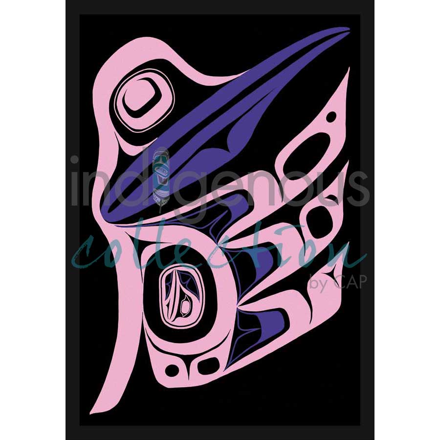 Fluttering Elegance by artist Alfred Davidson IV - Haida. Indigenous Collection