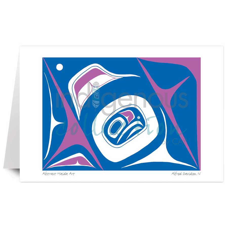 Abstract Haida Art by artist Alfred Davidson IV