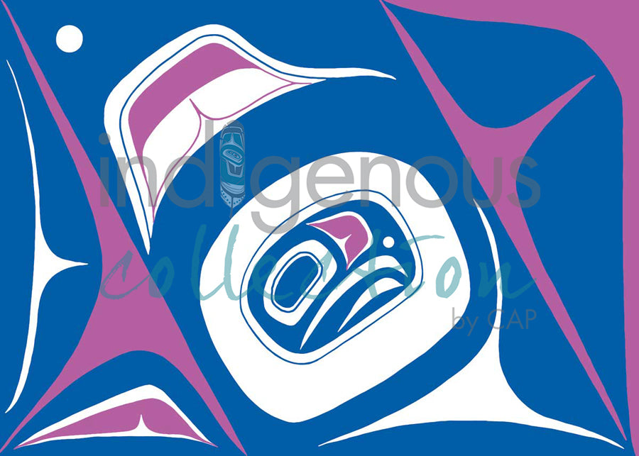 Abstract Haida Art by artist Alfred Davidson IV