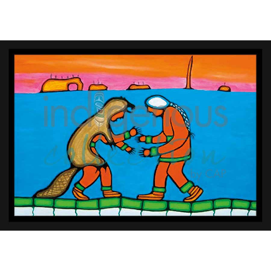 Lintook by artist David Brooks - Mi'kmaq. Indigenous Collection