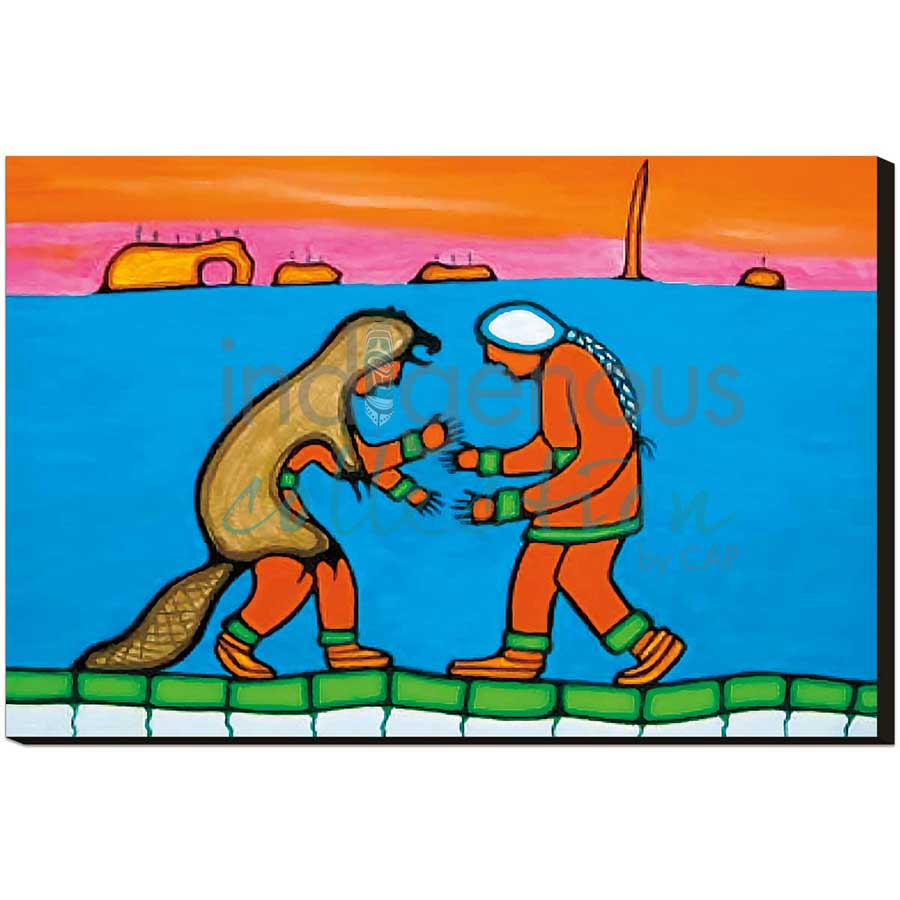 Lintook by artist David Brooks - Mi'kmaq. Indigenous Collection
