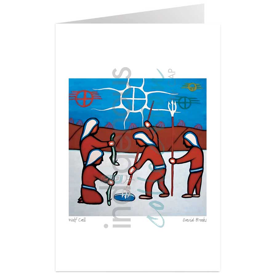 Wolf Call by artist David Brooks