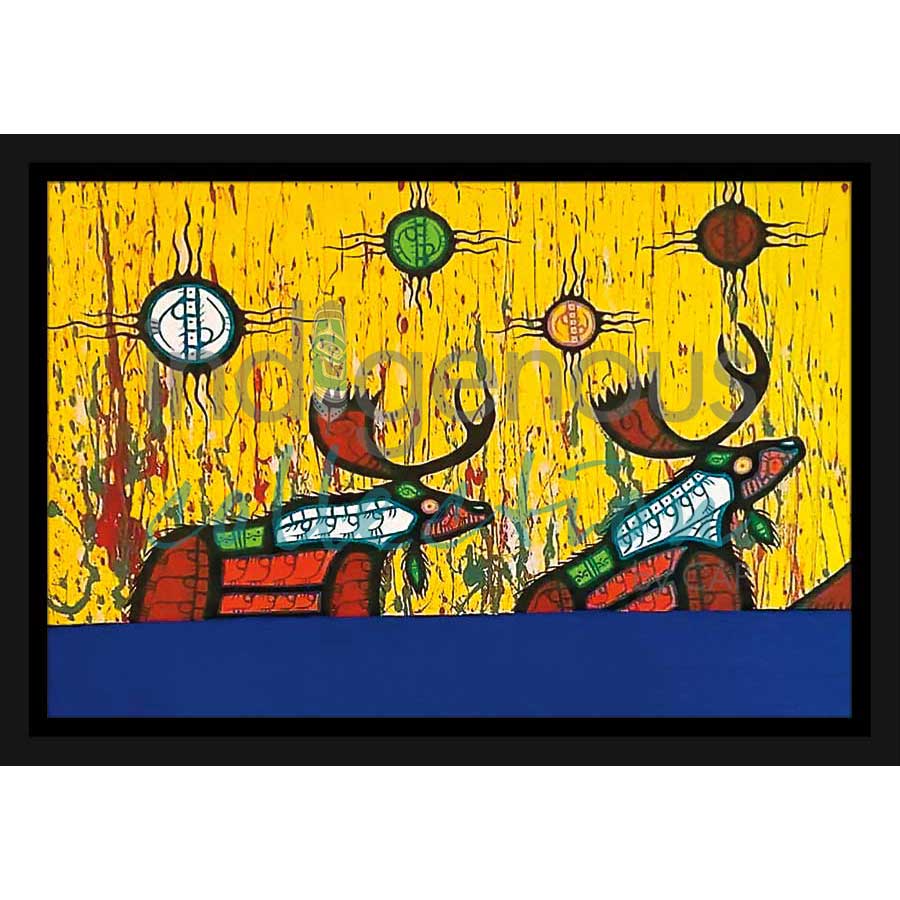 The Crossing by artist David Brooks - Mi'kmaq. Indigenous Collection