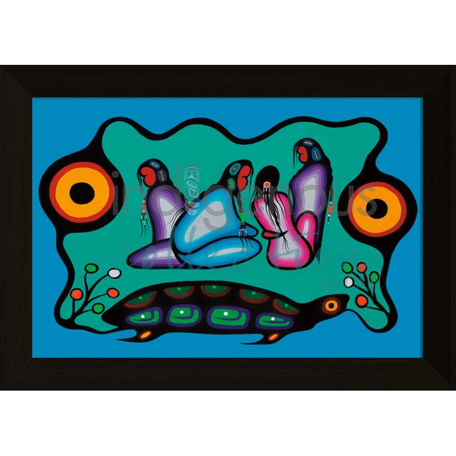 Dialogue II by artist Frank Polson - Algonquin. Indigenous Collection