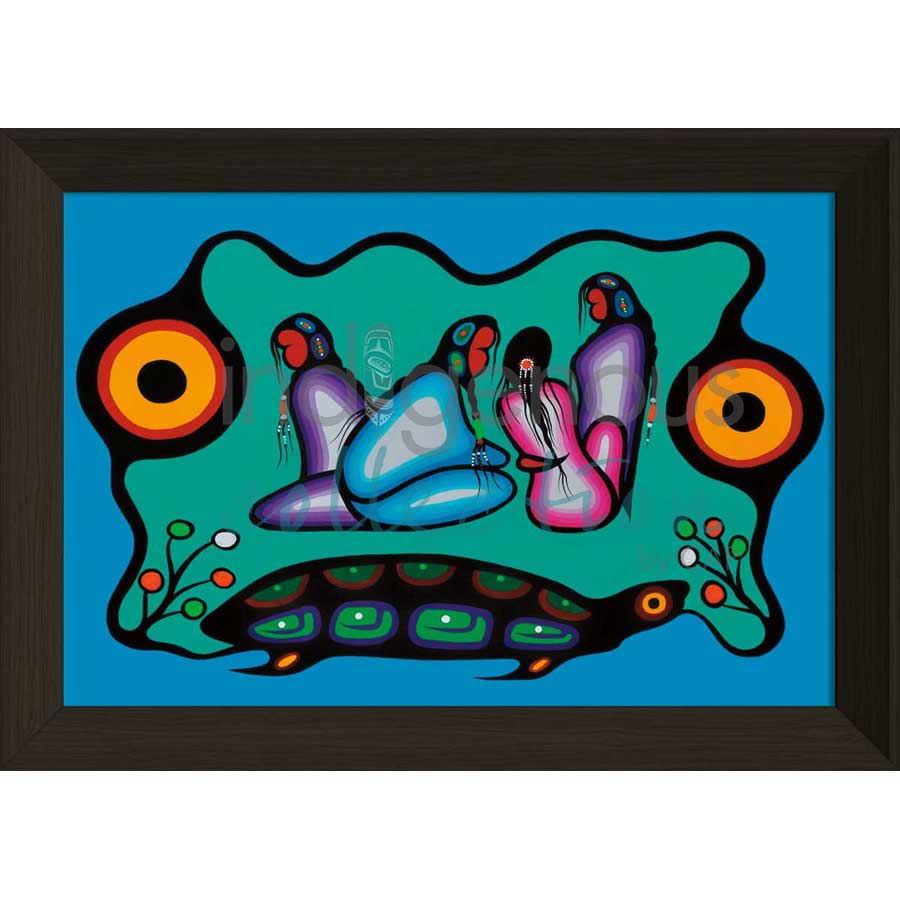 Dialogue II by artist Frank Polson - Algonquin. Indigenous Collection
