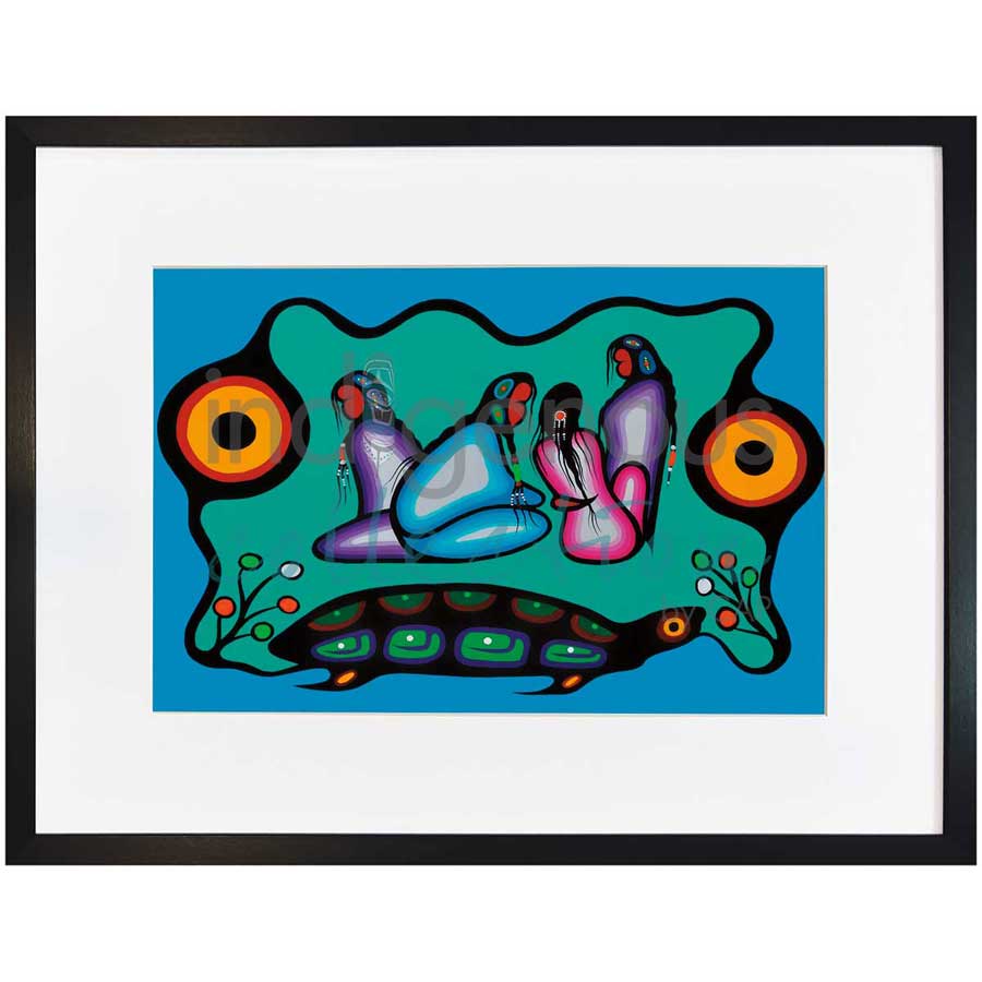 Dialogue II by artist Frank Polson - Algonquin. Indigenous Collection