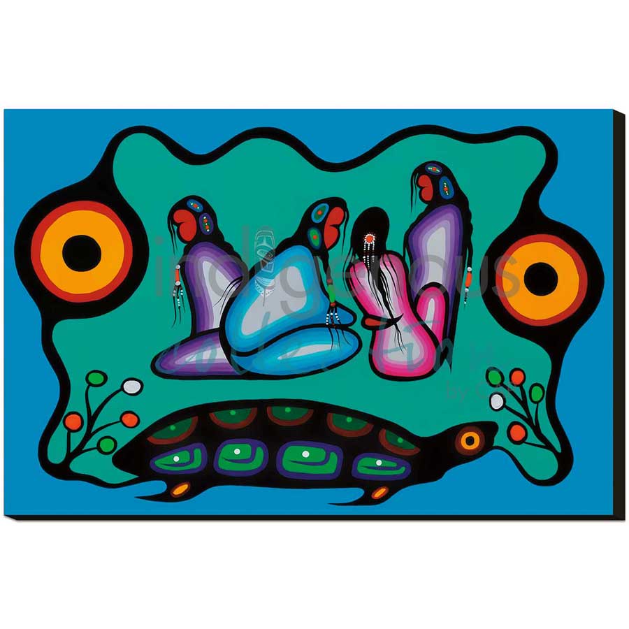 Dialogue II by artist Frank Polson - Algonquin. Indigenous Collection
