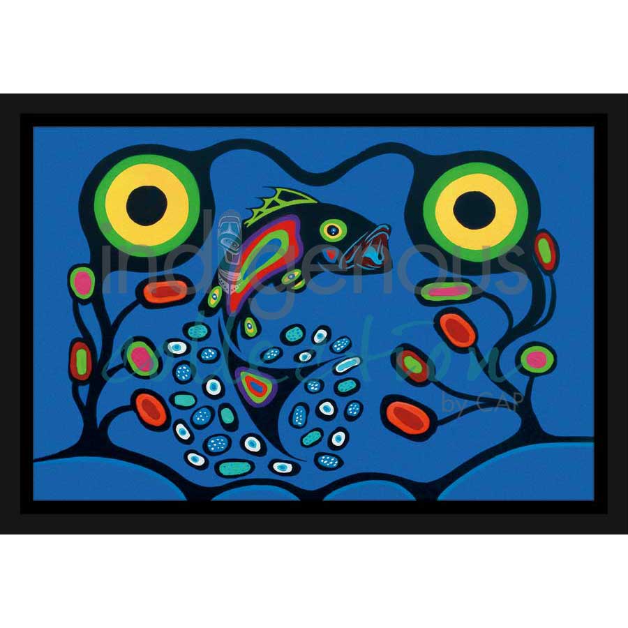 Spawning by artist Frank Polson - Algonquin. Indigenous Collection