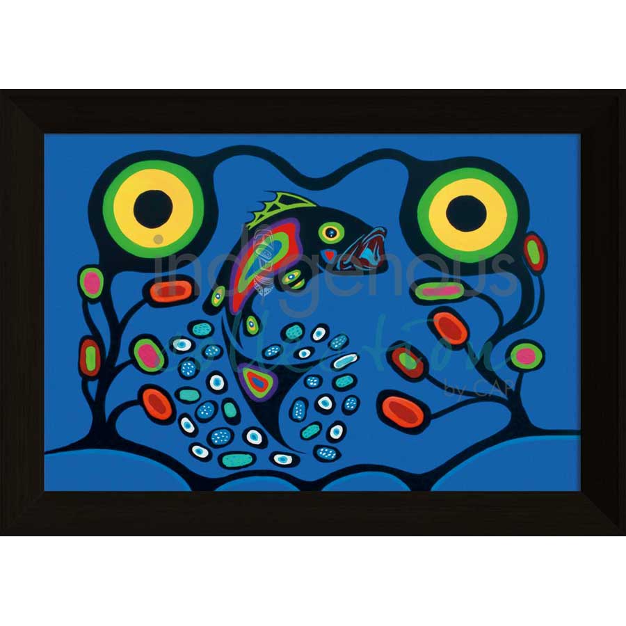 Spawning by artist Frank Polson - Algonquin. Indigenous Collection