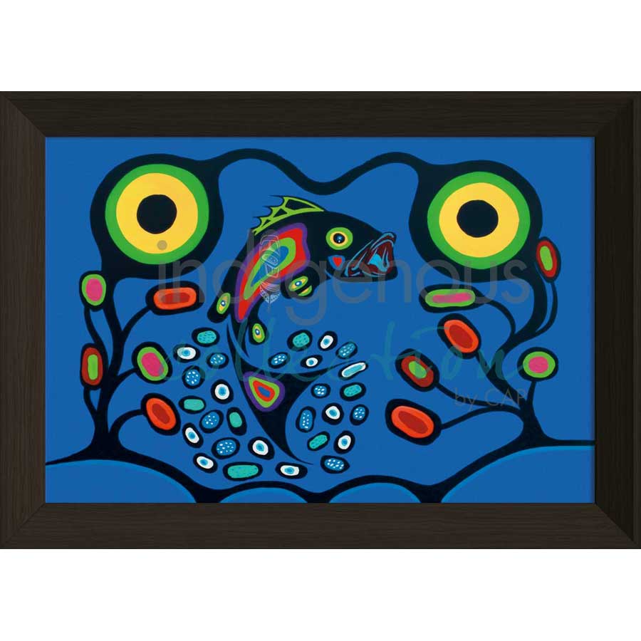 Spawning by artist Frank Polson - Algonquin. Indigenous Collection