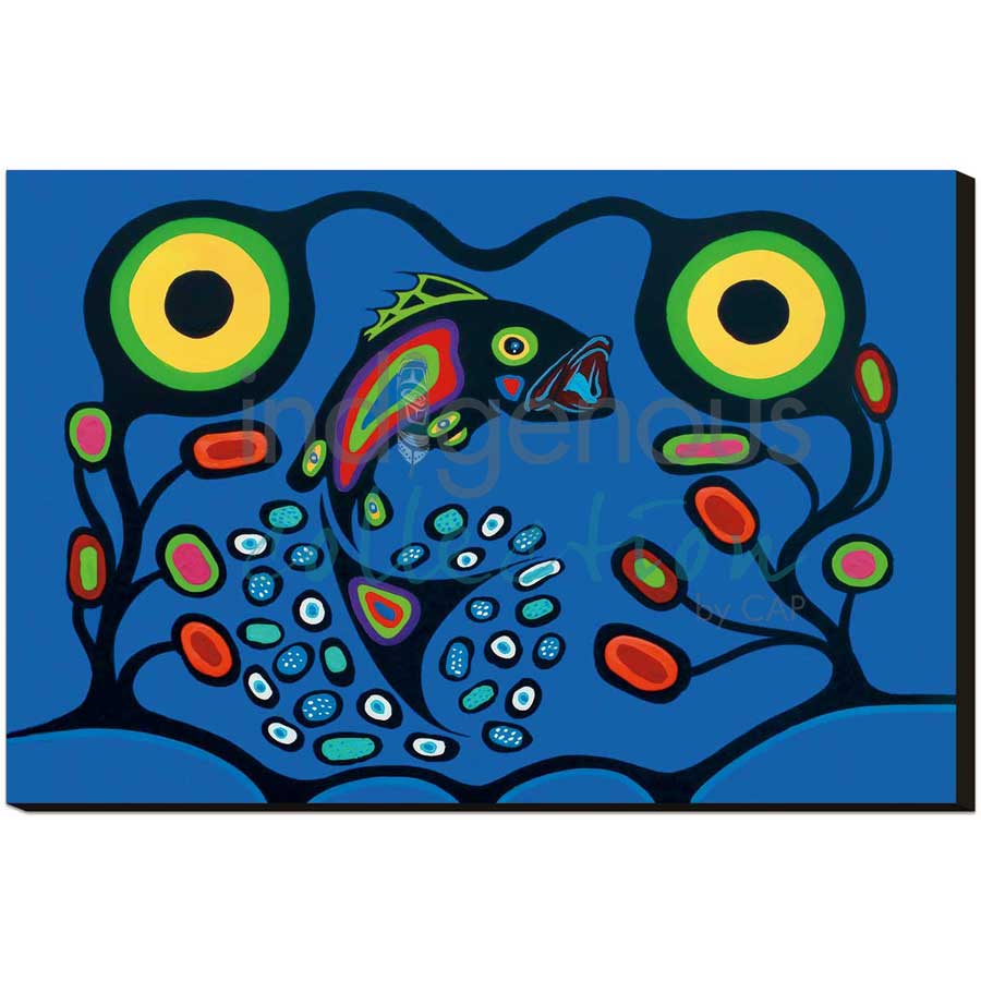 Spawning by artist Frank Polson - Algonquin. Indigenous Collection