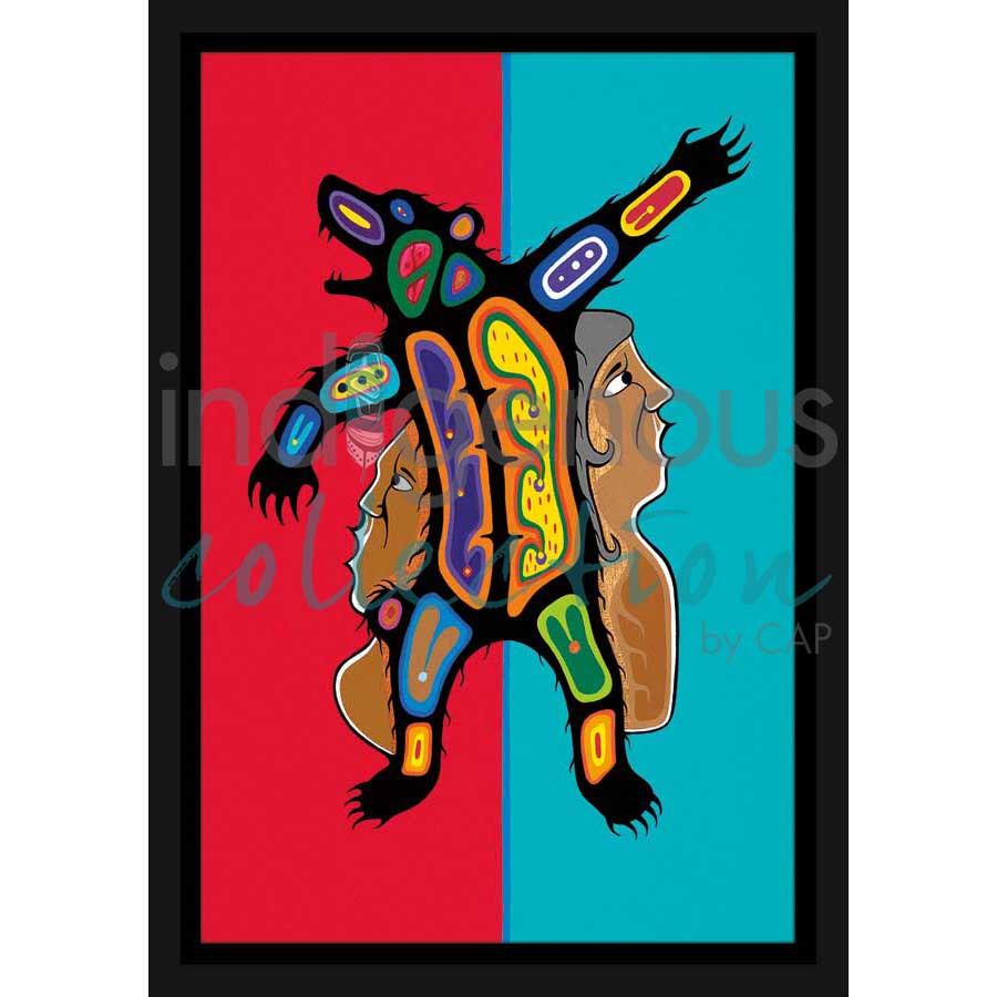 Shape Shifter by artist Jeffrey Red George - Ojibway. Indigenous Collection