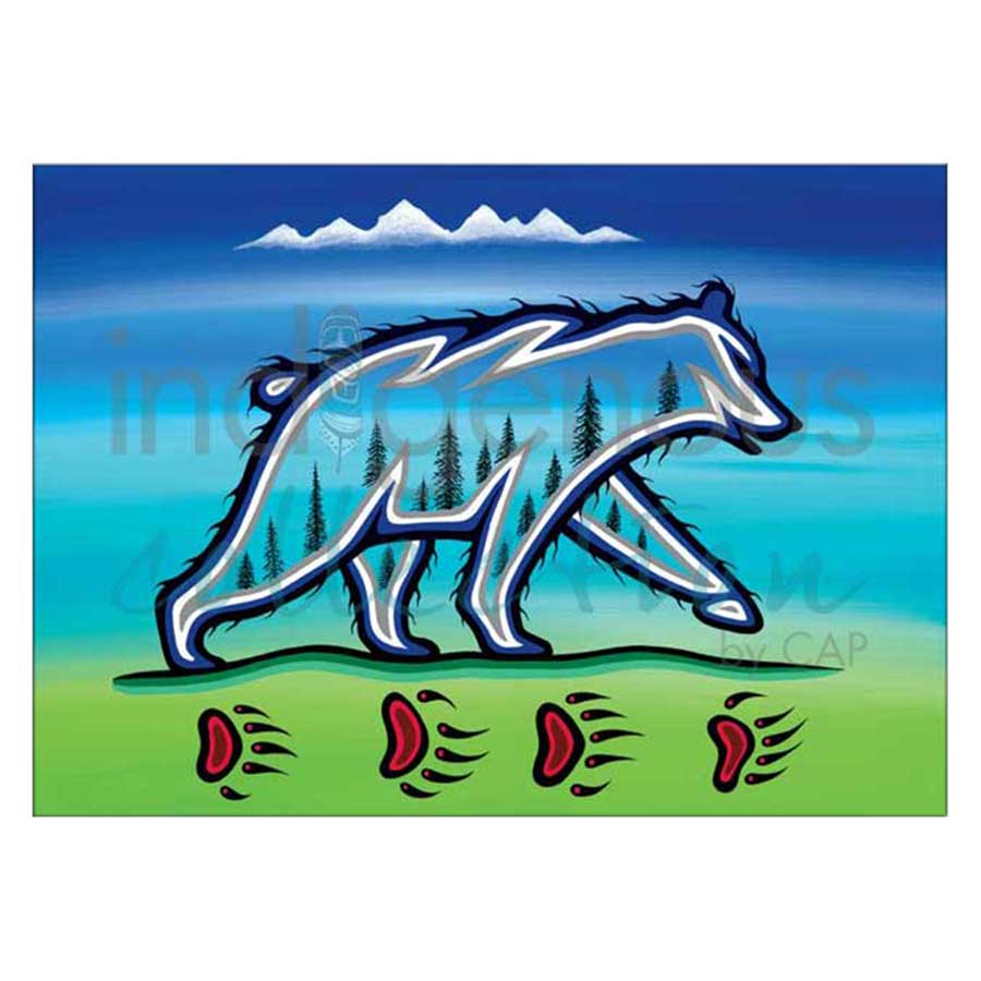 Ojibway Medicine Bear Canvas Prints