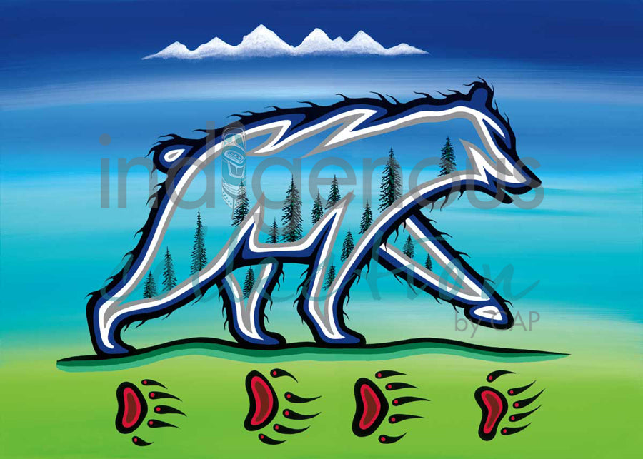 Ojibway Medicine Bear by artist Jeffrey Red George
