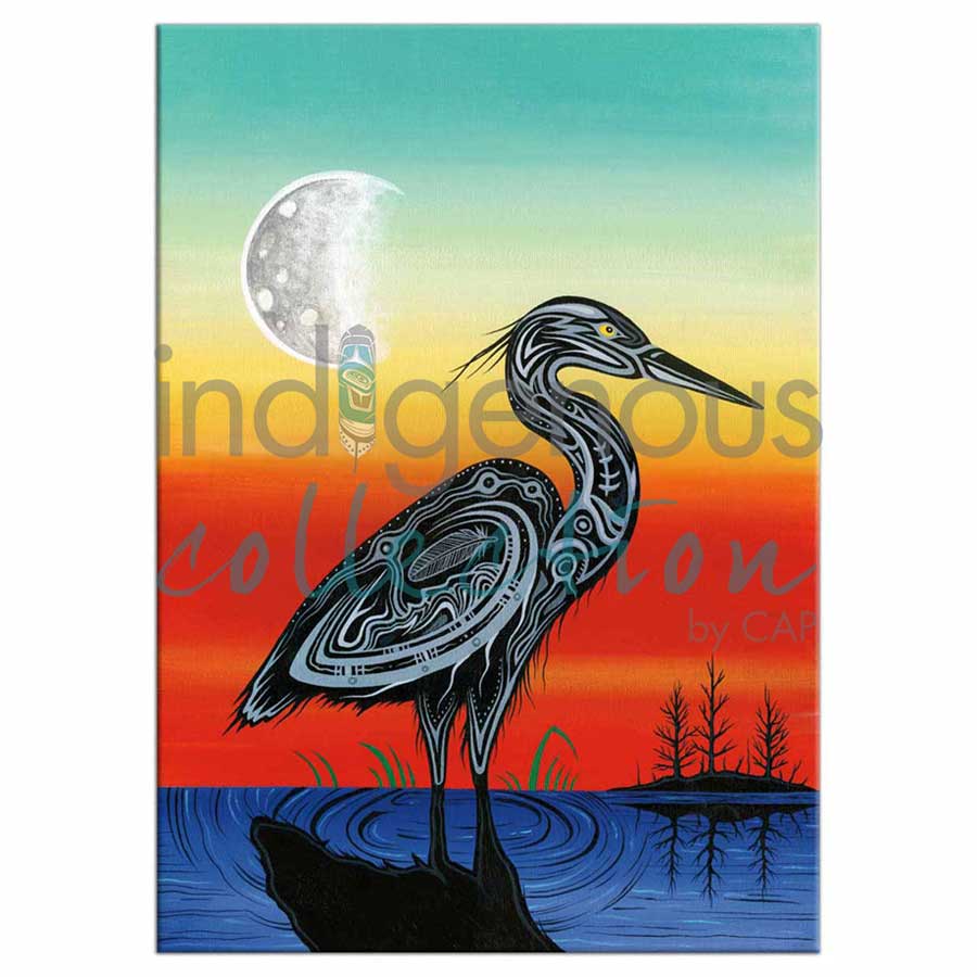 Crane Clan Magnets by artist Jeffrey Red George