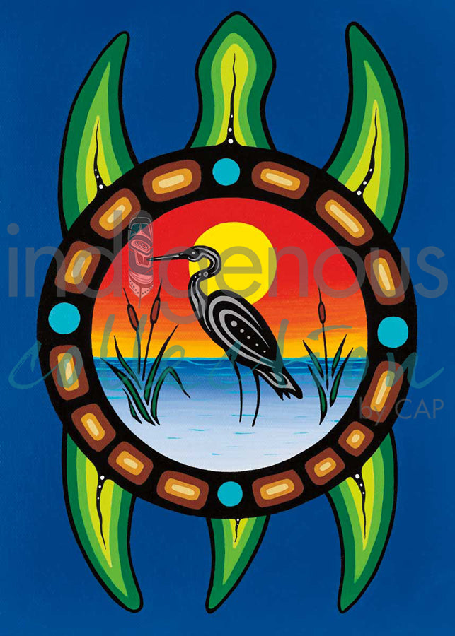 American Egret by artist Jeffrey Red George