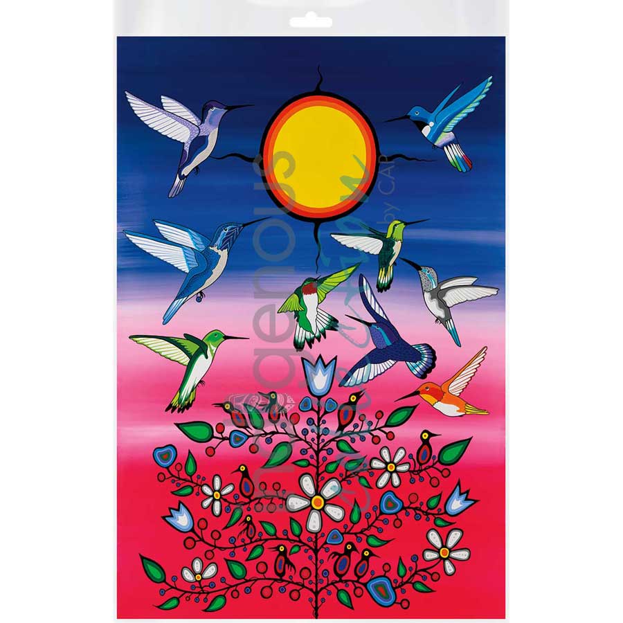 Ancestors by artist Jeffrey Red George - Ojibway. Indigenous Collection
