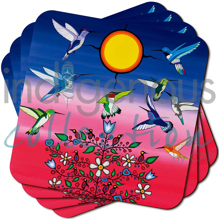 Ancestors Coaster by artist Jeffrey Red George