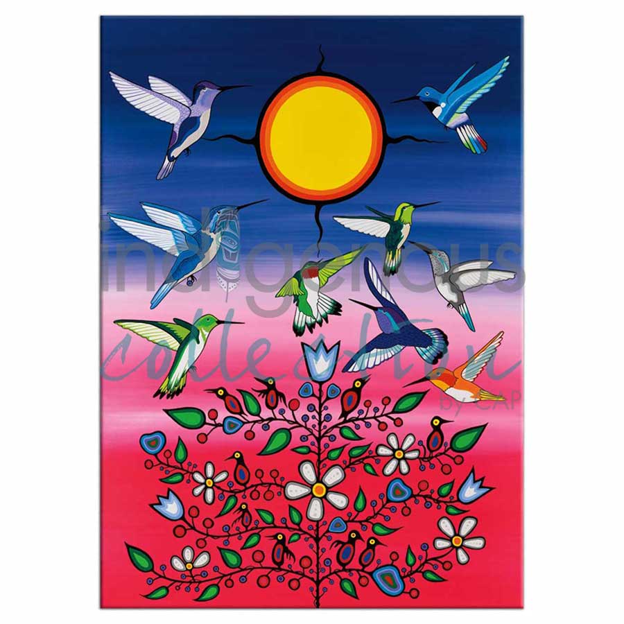 Ancestors Magnets by artist Jeffrey Red George