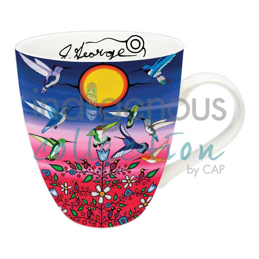 Ancestors 18 oz. Signature Mug by artist Jeffrey Red George