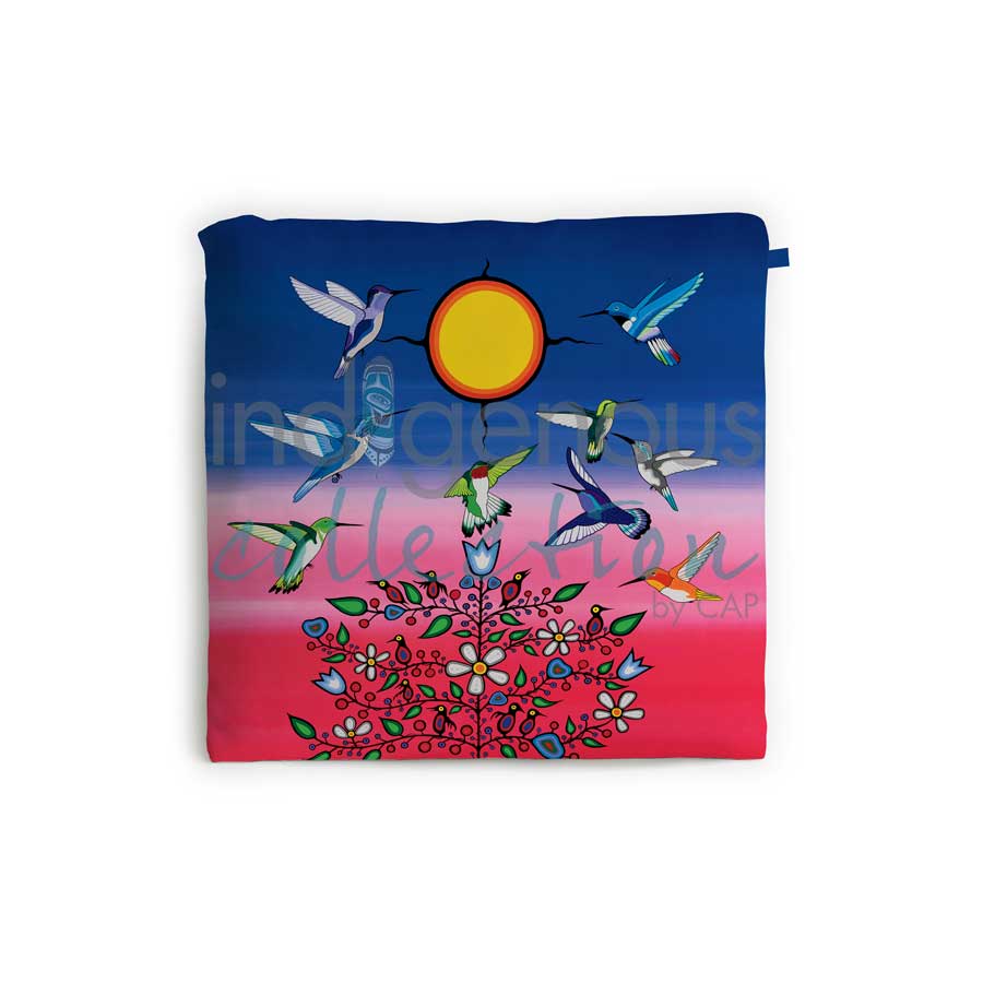 Ancestors Reusable Shopping Bag by artist Jeffrey Red George
