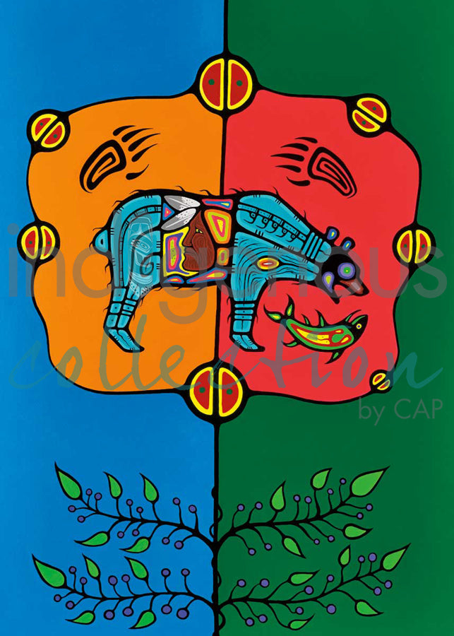 Blue Medicine by artist Jeffrey Red George