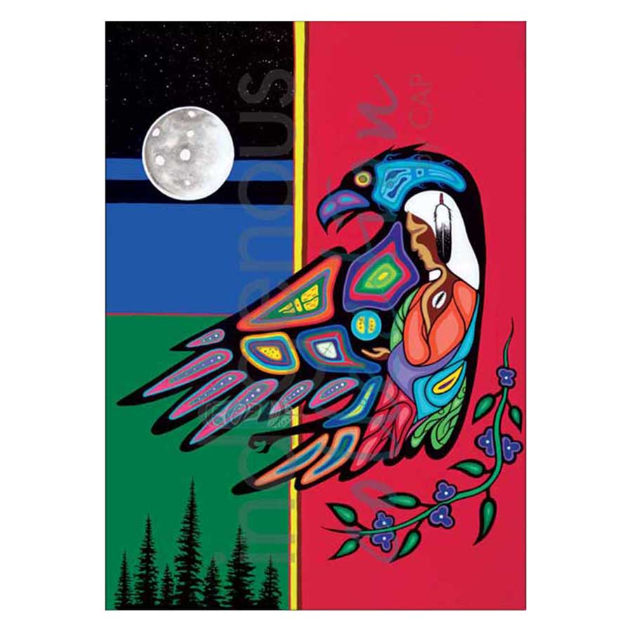 Strength of an Eagle Woman Canvas Prints