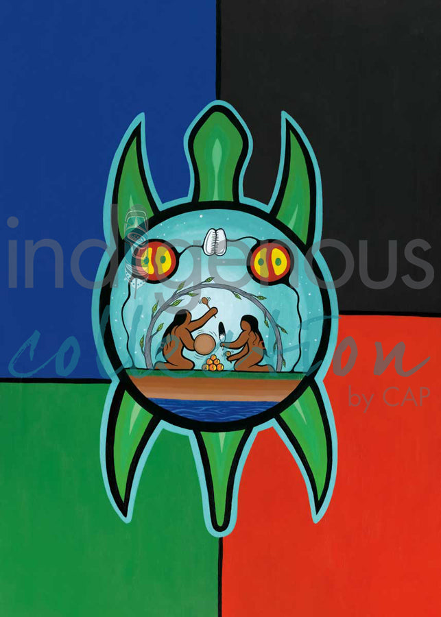 Sweat Lodge by artist Jeffrey Red George