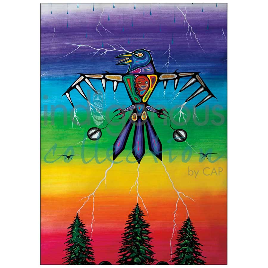 Rainbow Thunderbird Canvas Prints