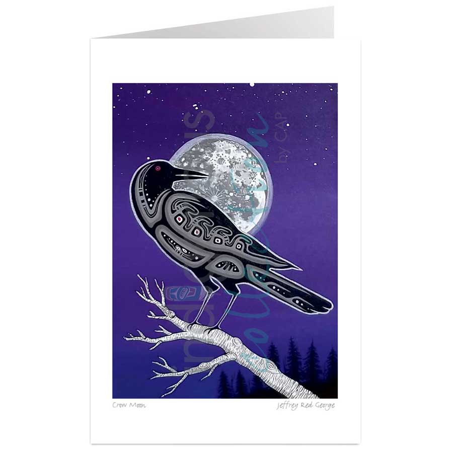 Crow Moon by artist Jeffrey Red George – Indigenous Collection and CAP ...