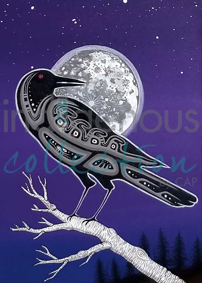 Crow Moon by artist Jeffrey Red George