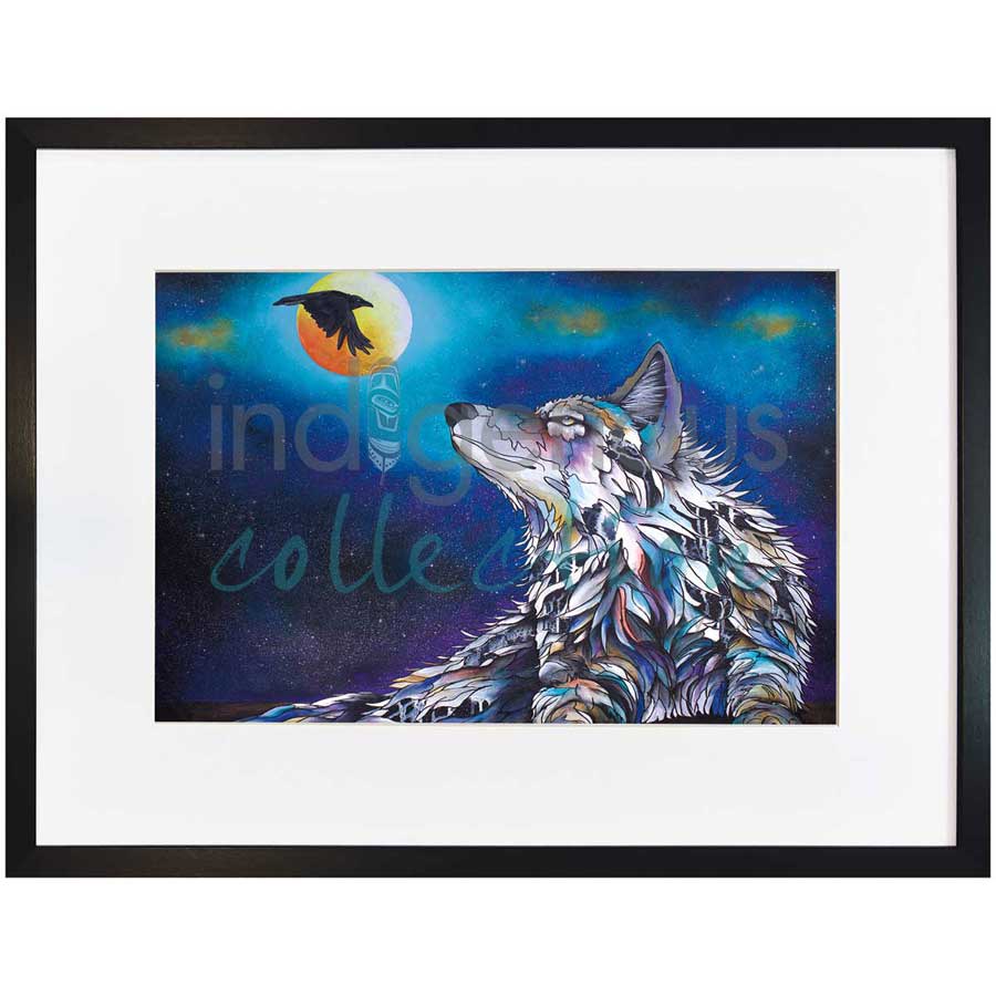 Connected by artist Micqaela Jones - Te-Moak. Indigenous Collection
