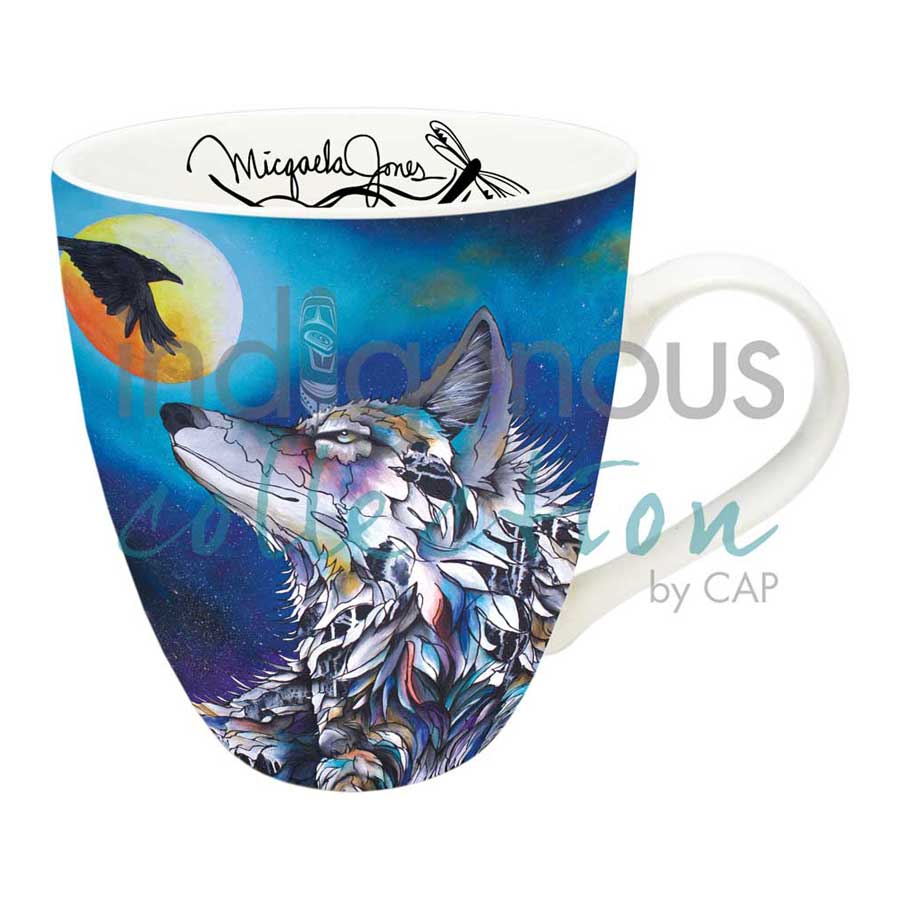 Connected 18 oz. Signature Mug by artist Micqaela Jones